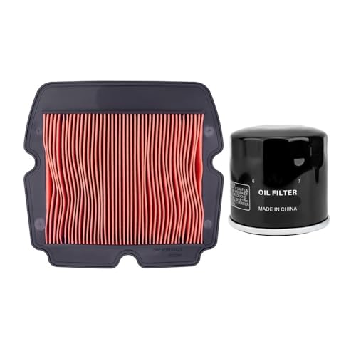 バイク用エアフィルター&オイルフィルター GL1800HPNM GL1800HPNA GL1800BD GL1800ABS 17210-MCA-A60 17210-MCA-003に適合(AirFilter Oil Filter)