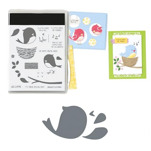Stamps and Dies for Card Making, 2025 Stamps and Dies Set for DIY Scrapbooking Paper Photo Album Decor, Scrapbooking Die-Cuts for Various Festivals (5471) by Topzywlc - Used condition - US$7.77