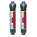 LiquaGen - 2 Pack Replacement Inline Deionization (DI) Canisters for Universal RO/DI Systems - 1/4