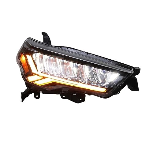 Headlights Front Signal Lights LED DRL Dyanmic Turn Signal Headlamps Assembly LED Lens Compatible With Toyota Compatible With 4Runner 2014-2020
