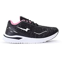 Tenis Academia Masculino Feminino Cronos Casual Corrida Escolar Adulto Infantil Leve (Preto/Rosa, BR, Adulto, Numérico, 38)