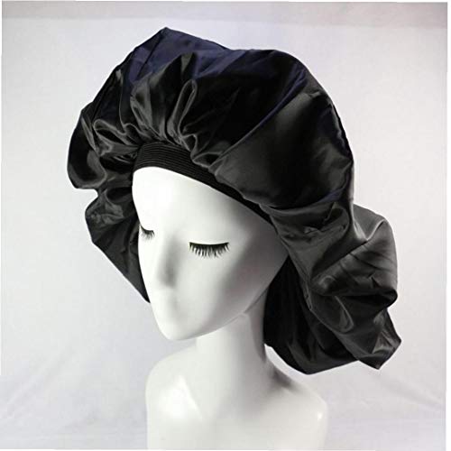 Vrouwen Satin Bonnet Sleep Bonnet Cap Extra Large Double Layer Ontwerp Satin Cap Zacht Elastisch Sleeping Haar Bonnet… - Image 5