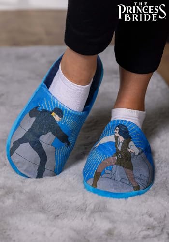 Princess Bride Sword Fight Slippers for Adults - Dread Pirate Roberts & Inigo Montoya Slippers - Officially Licensed2