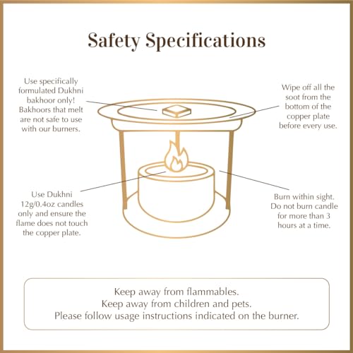 Oud Al Habayeb Bakhoor Set عود بخور و مبخرشمعدان by Dukhni | 2 x 9 Piece each & Oriental Bakhoor Burner | Arabic Bakhoor Incense | Rose Oud Blend | Perfect for Prayer Time | To Relax & Meditate