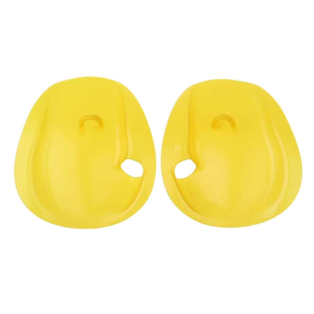 1 paire de gants d'entraînement pour la natation - Jaune - Taille M
