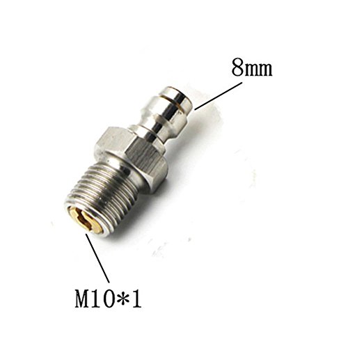 JUFENG Condor Joint Stainless Steel M10X1 Check Valve 8 mm Male Quick