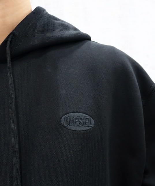 DIESEL パーカー S ディーゼル Diesel] [ディーゼル] メンズ プルオーバーパーカー S-NEW-GINN-HOOD FELPA  A18312RIAJH DIESEL ディーゼル パーカー プルオーバーパーカー S-GINN-HOOD-K25 メンズ ロゴ プリント ブランド  大きいサイズ おしゃれ 黒 白 ブラック ホワイト ... [Diesel] [ディーゼル] メンズ プルオーバーパーカー S-NEW-GINN-HOOD FELPA A18312RIAJH
