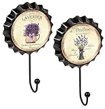 landhaus jacket ✔ Verschönern Sie Ihre Wände mit diesen Türhaken im Doppelpack! Diese Wandhaken mit Kronkorken Blechschild bringen ordentlich Nostalgie in Ihr Haus!