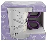 Tacony Purple Scissor Sewing Mug Kitchen Accessories