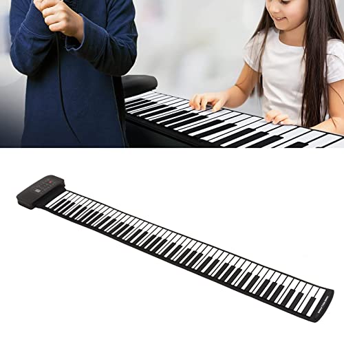 Roll Up Piano, 100‑240V 88 Touches Roll Up Piano LED Tube Affichage Numérique pour Pianiste - Les Beatles, Paul McCartney, John Lennon, RIngo Starr, George Harrison Roll Up Piano, 100‑240V 88 Touches Roll Up Piano LED Tube Affichage Numérique pour Pianiste – Image 4