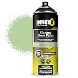 GARAGE DOOR SPRAY PAINT - Exterior & Interior Door - Multi Surface - Metal, Wood & uPVC - No Primer or Top Coat - 1 x 400 ml - Professional Standard Fast Dry Satin Finish - CHARTWELL GREEN