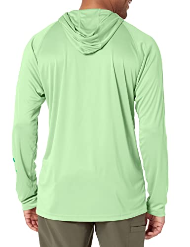 Columbia Men's Terminal Tackle Hoodie, Key West/Circuit Logo, 2X Big #TOP1