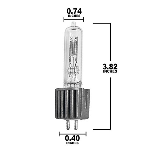 OSRAM SYLVANIA HPL 575/120/X (UCF) (54815) 575W 120V MEDIUM BI PIN WITH HEAT SINK CLEAR T6 Halogen by SYLVANIA - Image 5