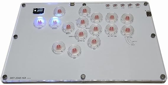 13 Button Gamepad with For Turbo and Custom For RGB Perfect for PC, for PS3, Switch, and for steam
