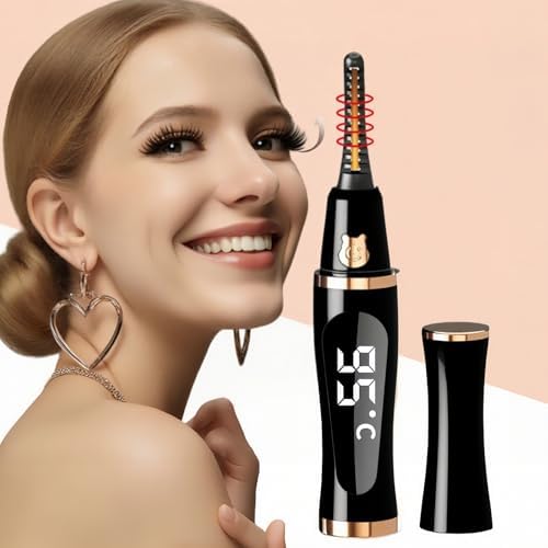 BUV 2025 Upgraded Heated Eyelash Curler - Fast 5s Heat-Up, USB Re...