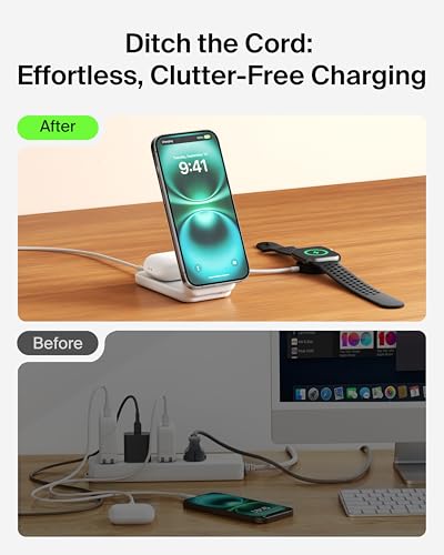 Belkin 2-in-1 MagSafe Charging Station 25W with Foldable Stand — view 6