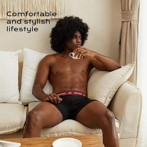 1/3-Pack Mens Boxers Briefs - Breathable Comfy Cotton Underwear Soft Boxer Trunks4