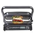 VEVOR 7 IN 1 Electric Contact Grill,1800W Indoor Panini Press Griddle,Stainless Steel Teppanyaki Grill with Nonstick&Removable Iron Plate, 0-446? Adjustable Temp Control,LCD Display,110V