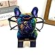 Guador Brillenhalter, Sonnenbrillen Präsentationsständer Wooden Spectacle Holder Kreativer Brillenhalter Wand Holz-Tier-Brillenständer Lustige Dekorativer Brillen (Cooler kleiner Hund)