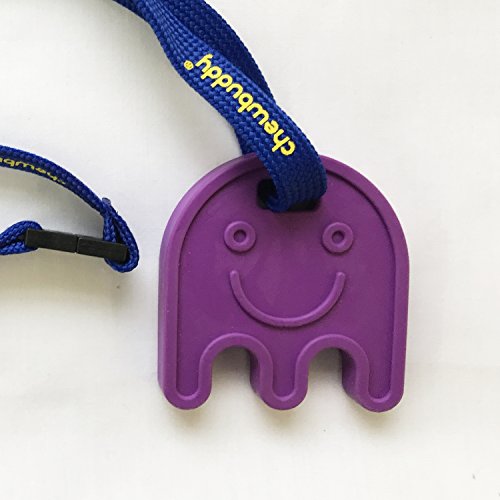 Chewbuddy Friendly Ghost chew toy for autism sensory and special needs (Purple)