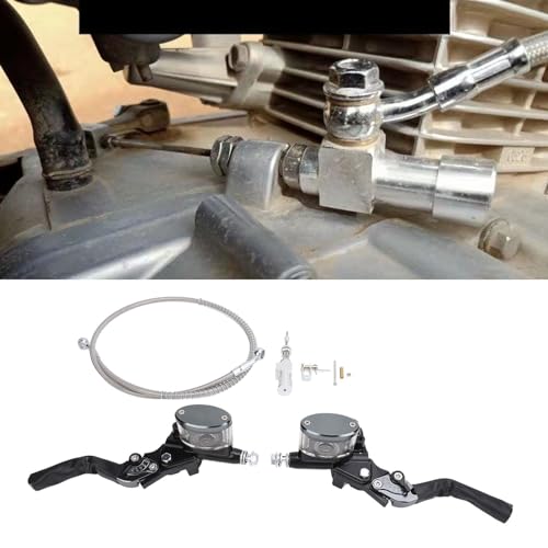 Kimiss Alavanca de Embreagem Hidráulica para Motocicleta, ângulo Ajustável de 22mm, Economia de Trab