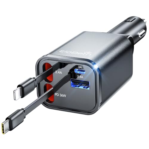 Retractable Car Charger 75W