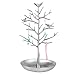 Produktbild feinere Shop Antik Silber Birds Baum Schmuck stehen Display-Ohrring Halskette Halter Organizer Rack Tower