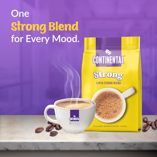 Image of Continental Strong Instant Coffee Powder | 500gm Pouch | Bold Flavor | Rich Aroma | Affordable pack | Perfect for Espresso, Cappuccino, and Black Coffee Lover | Ideal for HORECA | Institutional Pack