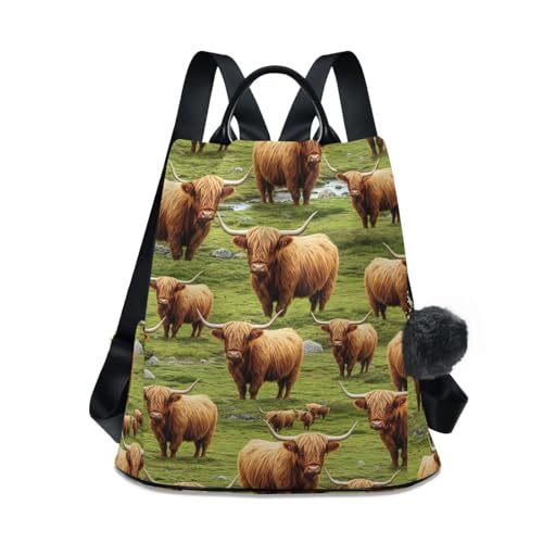 Sac à dos élégant en polyester léger pour femme, grand volume de rangement et protection antivol
