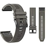 MCXGL Replacement for Garmin Fenix 5X Strap Sport Silicone Watch Bands Fenix 5X Plus / Fenix 5X / Fe