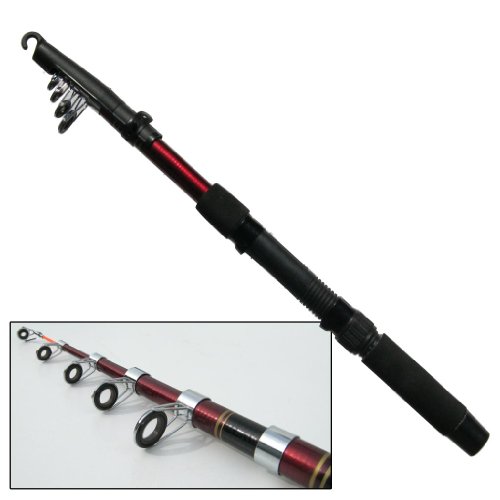 Roddarch 2m Telescopic Spinning and Coarse Fishing Rod, 6.5 ft Portable Beginner Rod