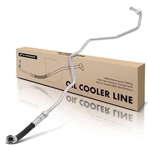 A-Premium Automatic Transmission Oil Cooler Line Hose Assembly Compatible with Dodge Ram 2500 Ram 3500 2005-2009 5.9L 6.7L by A-Premium - Used condition - US$37.66