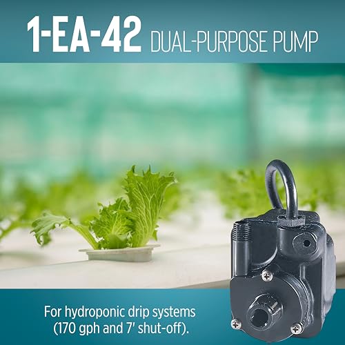 Little Giant 1-EA-42 115V, 170 GPH Manual In-line/Submersible Pump by Little Giant - Image 7