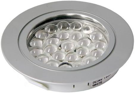 Transolid SA9005HDALWH Sensio HD LED 24V 1.65W Aluminum Recess-Surface Puck Light, Cool White