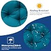 2-3 Seat Swing Replacement Cushion, 39.38x39.37x3.94 Outdoor Bench Cushions with Backrest, Anti-Fading & Waterproof Patio Furniture Garden Porch Loveseat Glider Pad, Dark Brown