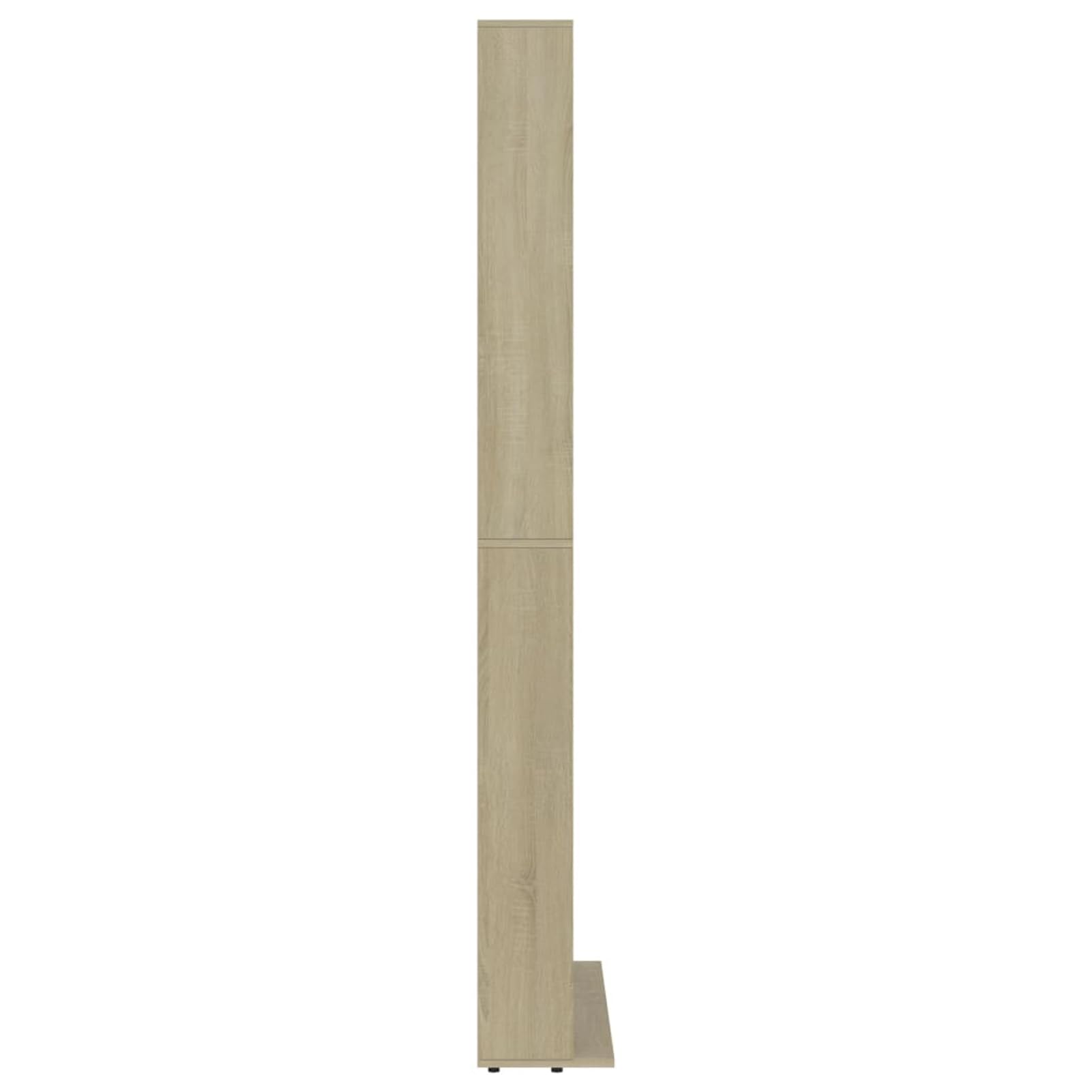 Gecheer Armadietto TV in Legno Multistrato, Libreria con 30 Scomparti Aperti, 102x16x177,5 cm, Mobile per Collezioni e Musica, per Ufficio o Camera da Letto