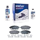 Detroit Axle - Rear Brake Pads for Chevy Cruze Limited Orlando Sonic Trax Volt Buick Cascada Encore Verano Cadillac ELR Ceramic Brake Pads w/Hardware Replacement