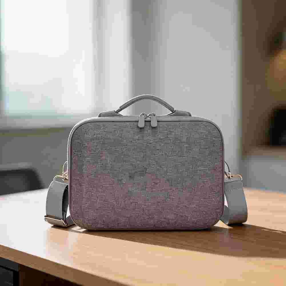 Bolsa de hombro protectora para DJI Lito X1, funda rígida de EVA impermeable con compartimentos organizados, almacenamiento a prueba de caídas para viajes y viajes, gris