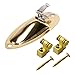 Guitar Roller String Tree String Retainer, Guitar Input Jack Plate for Electric Guitar Replaces (Aureate)