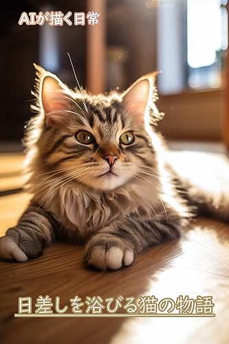 AIが描く日常: 日差しを浴びる猫の物語