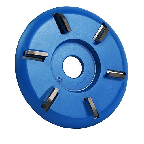 6 Teeth Wood Carving Disc Grinder Shaping Disc for Angle Grinder Woodworking Blue