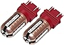 Phinlion 3157 LED Brake Light Bulbs Super Bright 3000 Lumens 3030 27-SMD 3056 3057 3457K 4057 4157 LED Turn Signal Blinker Tail Stop Lights, Pure Red