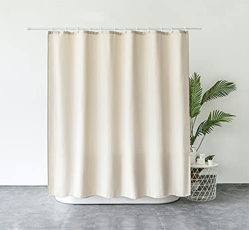 M&W DAS DESIGN Duschvorhang aus schwerem Textil Gewebe Leinenoptik schwere Qualität Schimmelresistent Stoff Luxus 100{9801ca6865a47e6bd54bb71e2899965a5a92e6eb7d061cc3701cef053cfd180c} Wasserdicht Blickdicht inkl. 16 Haken Gewicht unten M&W DAS DESIGN Duschvorhang aus schwerem Textil Gewebe Leinenoptik schwere Qualität Schimmelresistent Stoff Luxus 100{9801ca6865a47e6bd54bb71e2899965a5a92e6eb7d061cc3701cef053cfd180c} Wasserdicht Blickdicht inkl. 16 Haken Gewicht unten