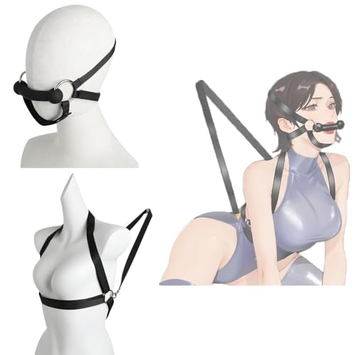 TGHYRF Bâillon buccal en silicone for chien, bâillon souple BDSM, écarteur de bouche, jouet sexuel for femmes, hommes et couples