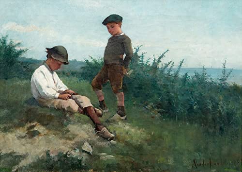 Peinture sur Toile pour la décoration de la chambre à coucher ambiance nordique