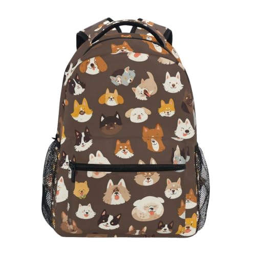 Sac à dos scolaire chien mignon garçons filles cartable enfant élégant et léger