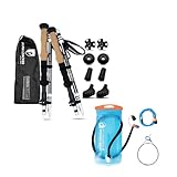 ALPIN LOACKER Carbon Faltstock mit Korkgriff (2er Set) + 3L...