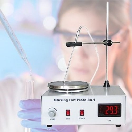 AGITATORE MAGNETICO PIASTRA RISCALDANTE LABORATORIO ANALISI MISCELATORE MG1