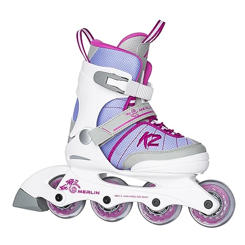 Pattini In Linea K2 Grid 90 2024 - Grey/Purple Con Ruote 90mm E Cuscinetti ILQ9 - Foto 6