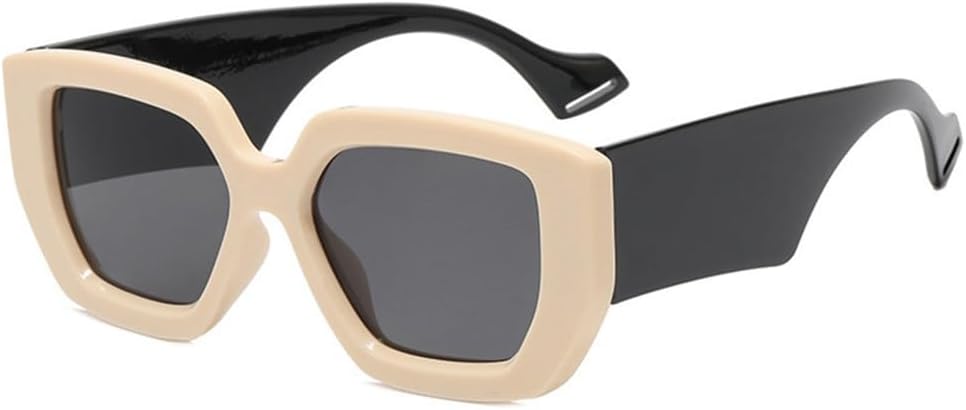 Rectangle Sunglasses Women Men Vintage Frame Sun Glasses Ladies Black Eyeglasses